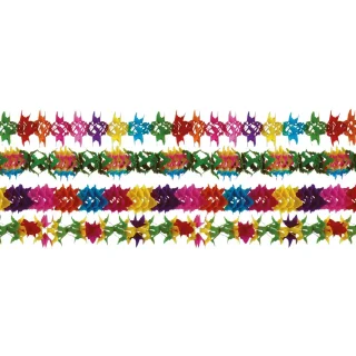 1x Girlande 12x400 cm im Polybeutel schwer entflammbar - zufällige Auswahl
