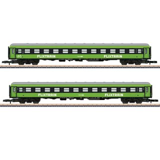 Märklin Z MiniClub MHI - 87404 Flixtrain Schnellzugwagen-Set 2 - verbindliche Vorbestellung