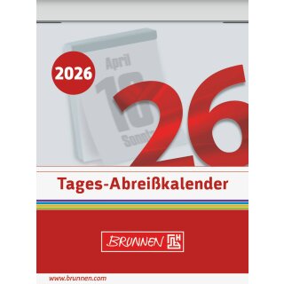 Brunnen Tagesabreißkalender 2026 53,6x71mm Nr. 2