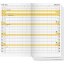 Brunnen Faltkalender 2026 9x15cm 2 Seiten/1 Monat Einlage
