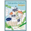 Linster, Bianca - Mein großes Malbuch. Burgen
