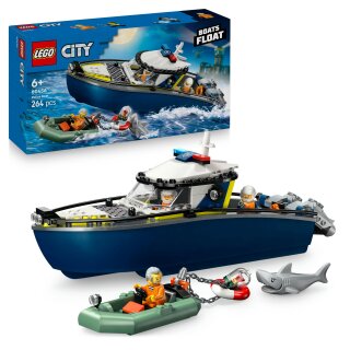 LEGO City 60456 Verfolgungsjagd im Polizeiboot
