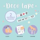 Legami Panda Stift mit Dekoband - Deco Tape
