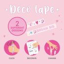 Legami Unicorn Stift mit Dekoband - Deco Tape