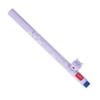 Legami Gelstift mit Tierdeko - Lovely Friends - Hippo/Nilpferd