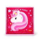 Legami Erweiterbare Schreibtischbox - Cutie Cube - Unicorn