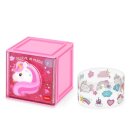Legami Erweiterbare Schreibtischbox - Cutie Cube - Unicorn