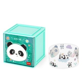 Legami Erweiterbare Schreibtischbox - Cutie Cube - Panda