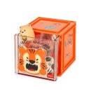 Legami Erweiterbare Schreibtischbox - Cutie Cube - Tiger