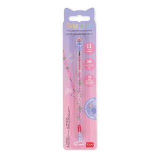 Legami Stapelbaren Bleistift mit Radiergummi - Take A Tip - Kitty