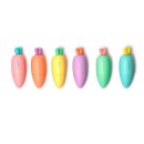 Legami Mini-Textmarker Im 6er-Set In Karottenform -...