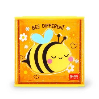 Legami Erweiterbare Schreibtischbox - Cutie Cube - Bee