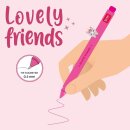 Legami Gelstift mit Tierdeko - Lovely Friends - Unicorn/Einhorn