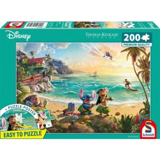 SCHMIDT SPIELE Puzzle 200 Teile Disney Lilo & Stitch
