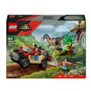 LEGO 76972 Jurassic World Raptor: Verfolgung mit Wagen