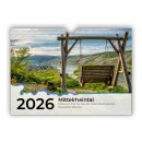 Wandkalender Mittelrheintal - deutsche Ausgabe - Mittelrhein-Bildkalender 2026 - A4 quer spiralgebunden
