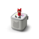 Tonies Toniebox 2 Mondgrau Starter mit Set Kreativ-Tonie Rot