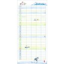 Helme Heine: Familienplaner 2026 - 45 x 21 cm - 1 Seite =...