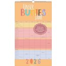 Unser buntes Jahr 2026 Familienplaner - Kalender -  45 x...
