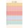 Unser buntes Jahr 2026 Familienplaner - Kalender -  45 x 26 cm - 1 Seite = 1 Monat