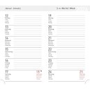 Taschenkalender Modus geheftet PVC rot 2026