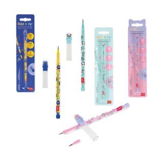 Legami Stapelbaren Bleistift mit Radiergummi - Take A Tip - zur Auswahl