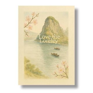 rhinecards - Love the Loreley - Sakura Edition - Motiv #16