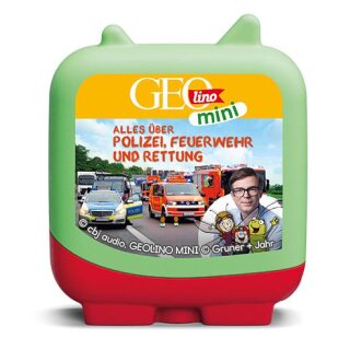 Pocket Tonies GEOLINO MINI: Alles über Polizei, Feuerwehr und Rettung (deutsch)