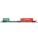 Märklin H0 - 47474 Doppel-Taschenwagen Sdggmrss VTG...