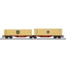 Märklin H0 - 47816 Doppel-Containertragwagen Sggrss...