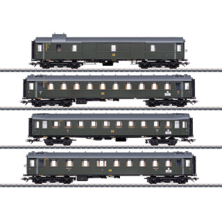 Märklin H0 - 42514 Schnellzugwagen-Set zur Dampflok BR 19.0 DR/DDR Sachsenstolz - verbindliche Vorbstellung