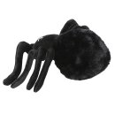 Plüsch-Spinne schwarz 20 cm Spinne Kuscheltier aus Polyester Adventure World
