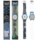 Dino World 1x Dinosaurier Silikon-Armbanduhr - zufällige Auswahl