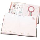 Miss Melody Pferde Tagebuch mit Stickern Herzschloss