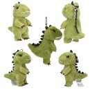 Dino World 1x Plüschdino Anhänger - Schllüsselanhänger - zufällige Auswahl