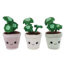 Plüsch Blume 1x Glücksklee 4 blättriges...