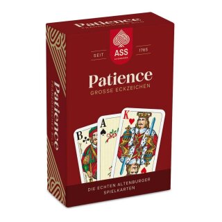 Senioren Patience große Eckzeichen und große Karten