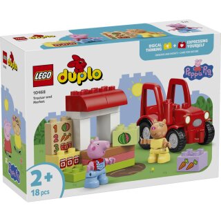 LEGO 10468 Duplo Traktor und Marktstand Peppa Pig