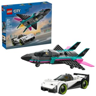 LEGO 60489 City Düsenflieger vs Rennauto