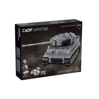 CaDA Tiger Panzer 1:35 grau 2.4GHz RC 925T