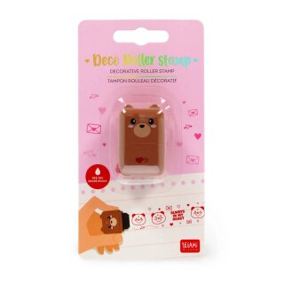 Legami Deco Roller Stamp - Deko-Rollstempel - Teddy Bear