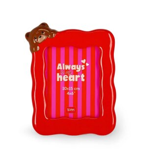 Legami Frame the Moment - Tisch-Bilderrahmen aus Keramik - Teddy Bear