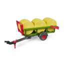 Bruder 02204 Rundballensammler mit 3 Rundballen 39cm