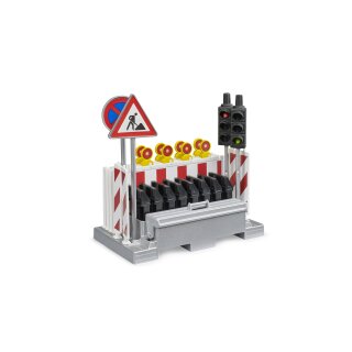 Bruder Zubehör 62009 Verkehrssicherungsset mit Ampeln