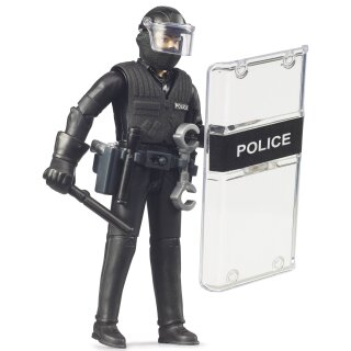 Bruder 62151 bworld Figur Police 10cm mit Zubehör