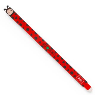 Legami Löschbarer Gelstift Ladybug/Marienkäfer Get Lucky - Erasable Pen
