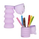 TOPModel 1x Silikon Federmäppchen Katze BLOOMING KITTY - zufällige Auswahl