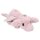 SNUKIS Plüschdrache rosa Stofftier - Kuscheltier mit Glitzerrand Augen