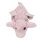 SNUKIS Plüschdrache rosa Stofftier - Kuscheltier mit Glitzerrand Augen