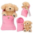 TOPModel 1x Plüsch Hunde und Katzen im Schlafsack -...